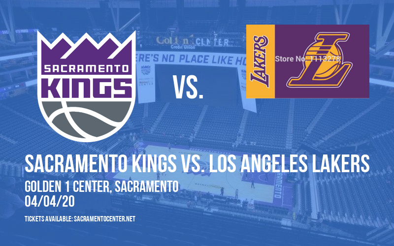 Sacramento Kings vs. Los Angeles Lakers at Golden 1 Center tickets Sacramento Kings vs. Los Angeles Lakers at Golden 1 Center