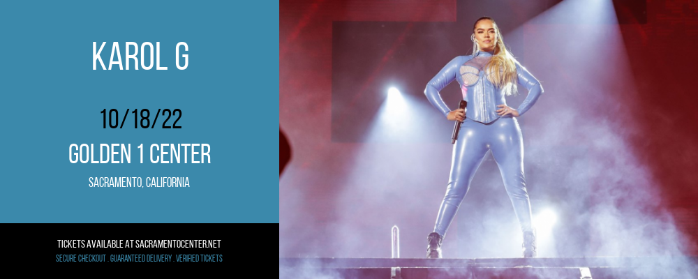 Karol G at Golden 1 Center tickets Karol G at Golden 1 Center