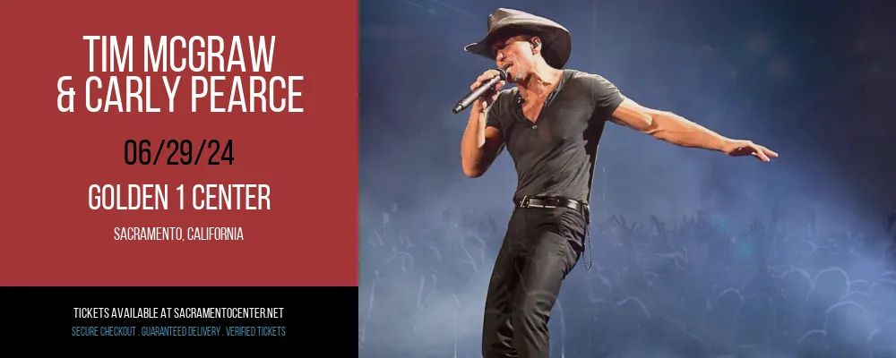 Tim McGraw & Carly Pearce at Golden 1 Center