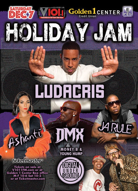 V101 Holiday Jam 2019: Ludacris, Ja Rule, Ashanti, DMX & Digital Underground