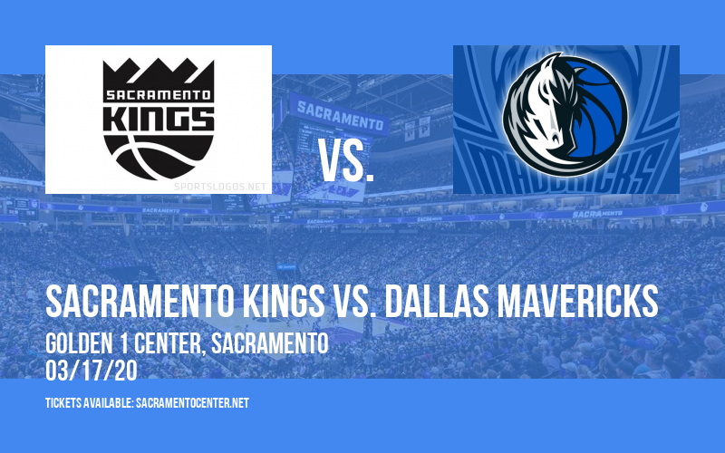 Sacramento Kings vs. Dallas Mavericks [CANCELLED] at Golden 1 Center