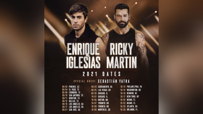Enrique Iglesias & Ricky Martin at Golden 1 Center