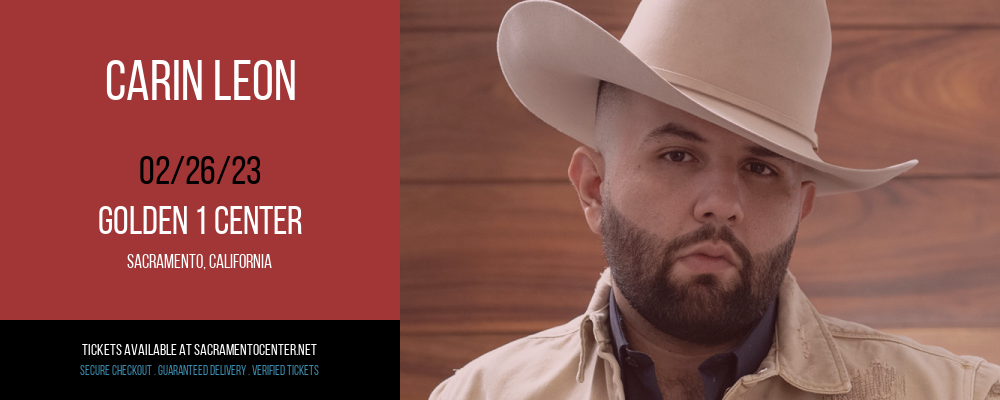 Carin Leon at Golden 1 Center tickets Carin Leon at Golden 1 Center