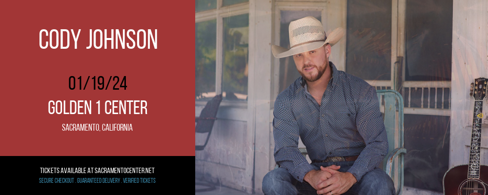 Cody Johnson at Golden 1 Center