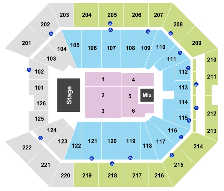Golden 1 Center Seating Chart